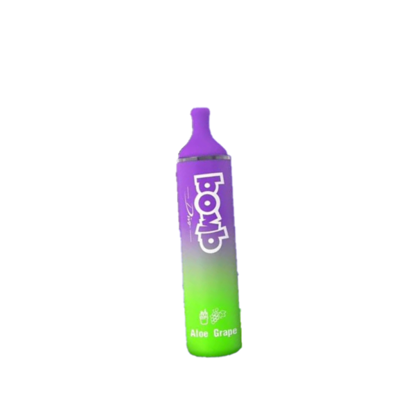 BOMB ALOE GRAPE 50MG 4000 PUFFS