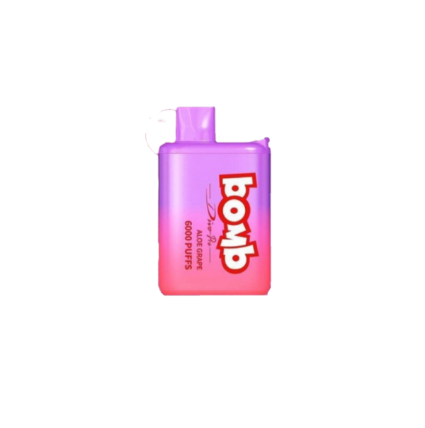 BOMB ALOE GRAPE 50MG 6000 PUFFS