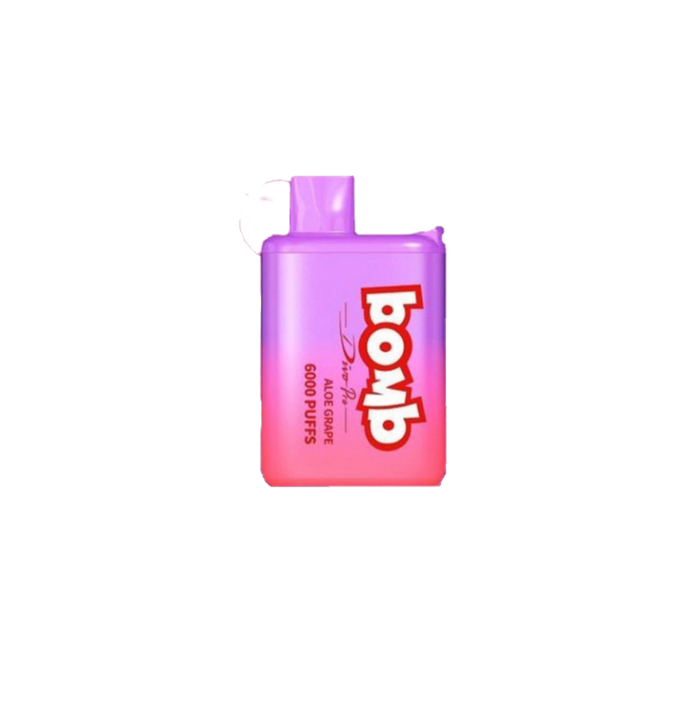 BOMB ALOE GRAPE 50MG 6000 PUFFS