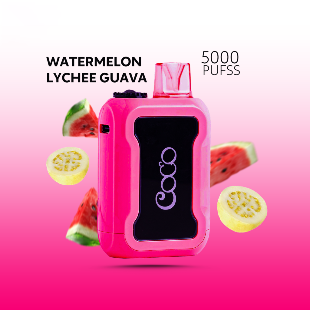 COCO WATERMELON LYCHEE GUAVA 5000 PUFFS