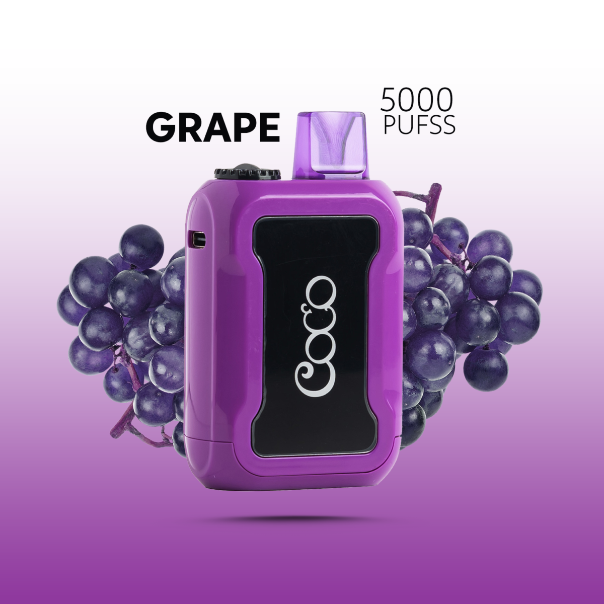 COCO DISPOSABLE GRAPE 5000 PUFFS