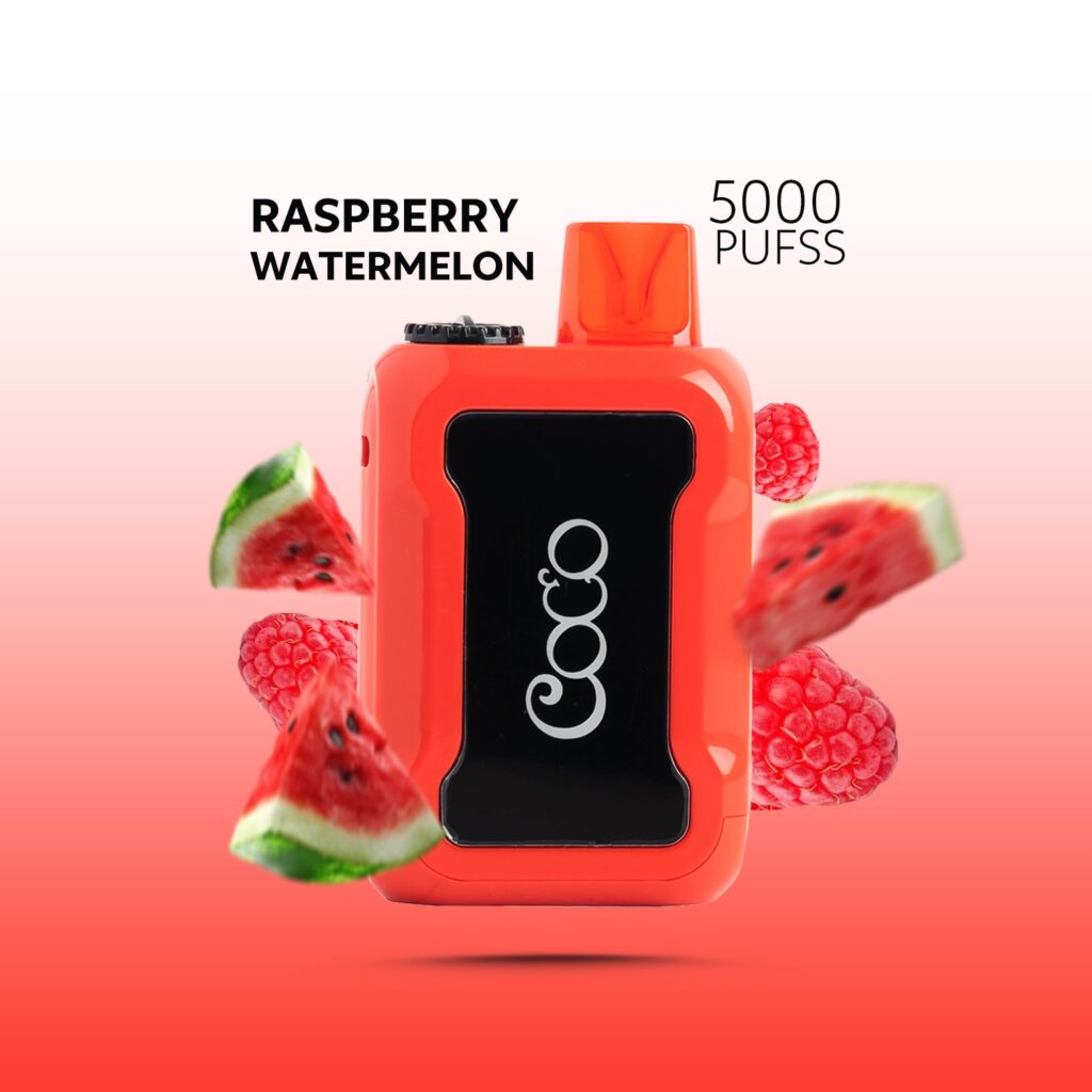 COCO RASPBERRY WATERMELON 5000PUFFS