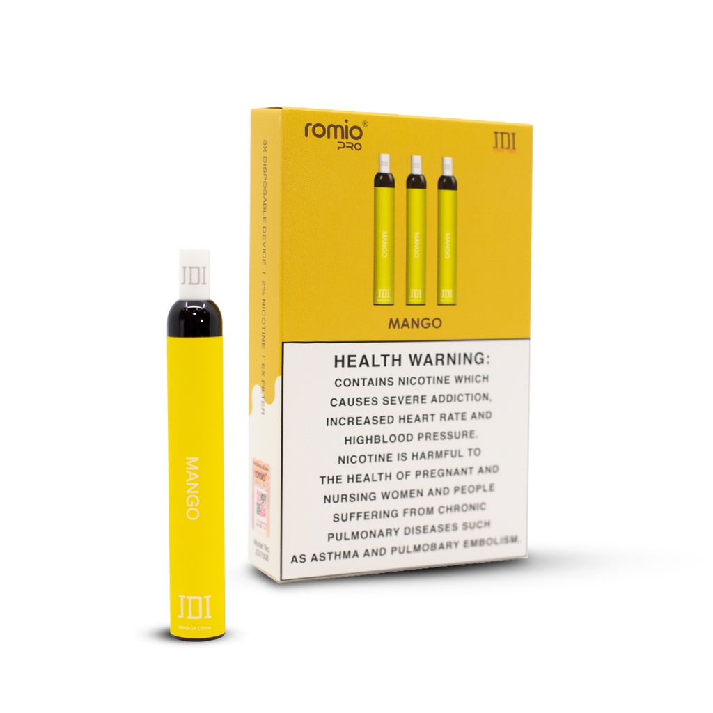 JDI ROMIO XL 800PUFF 2.0%NIC â€“MANGO