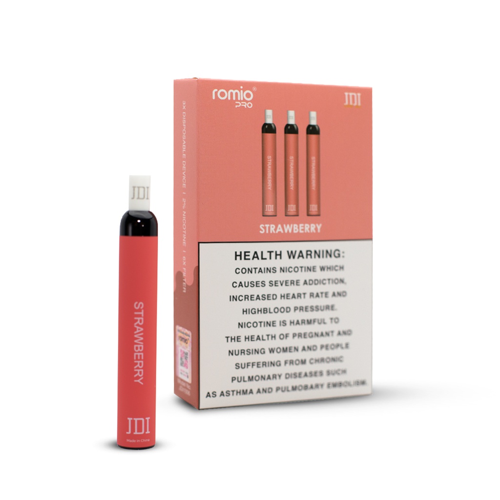 JDI ROMIO XL STRAWBERRY 20MG 800 PUFFS