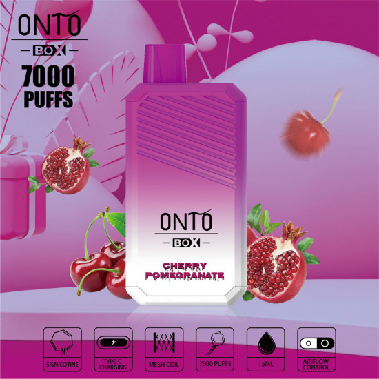 ONTO BOX CHERRY POMEGRANATE 7000 PUFFS