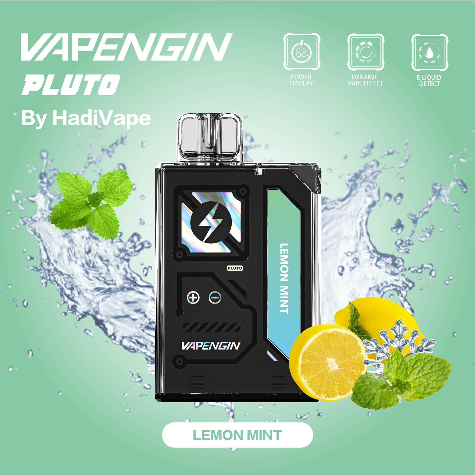 VAPENGIN 7500PUFFS LEMON MINT 20MG