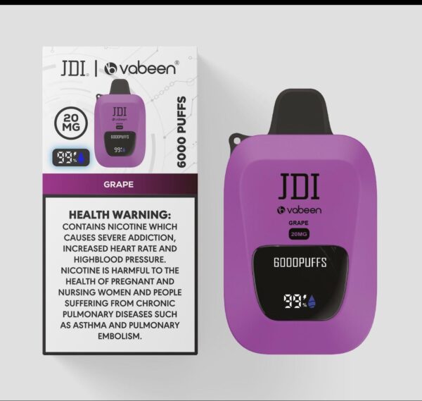 JDI VABEEN 6000PUFFS GRAPE 20MG