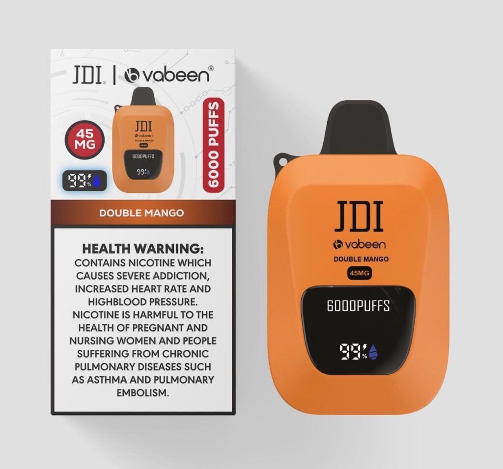 JDI VABEEN 6000PUFFS DOUBLE MANGO 45MG