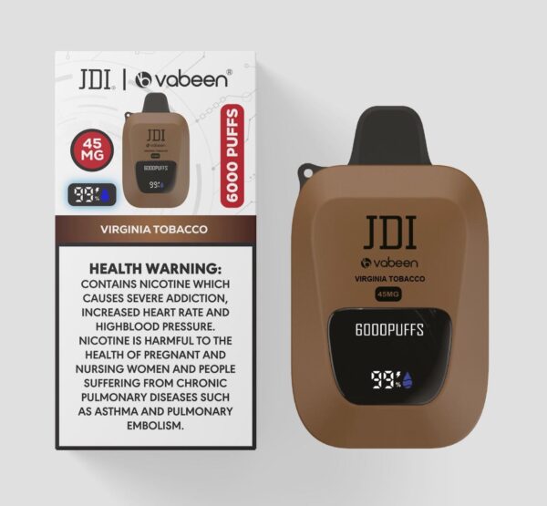 JDI VABEEN 6000PUFFS TOBACCO 45MG