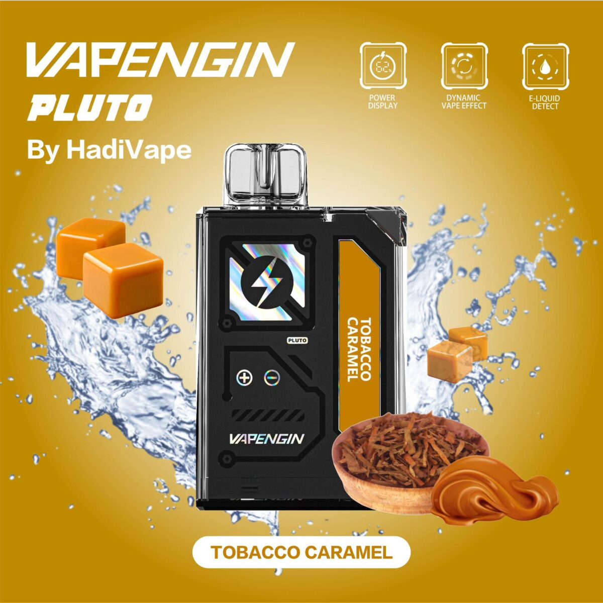 VAPENGIN 7500PUFFS TOBACCO CARAMEL 20MG